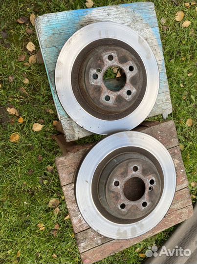 Мерседес W221 задные тормозные диски