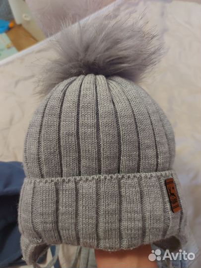 Комплект шапка и шарф для мальчика