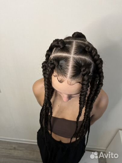 Афрокосы косы с канекалоном брейды