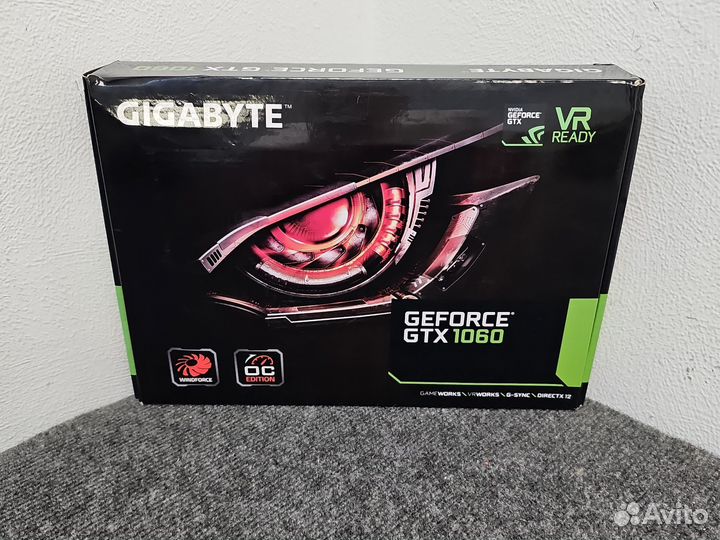 Видеокарта Gigabyte GeForce GTX 1060 6Gb