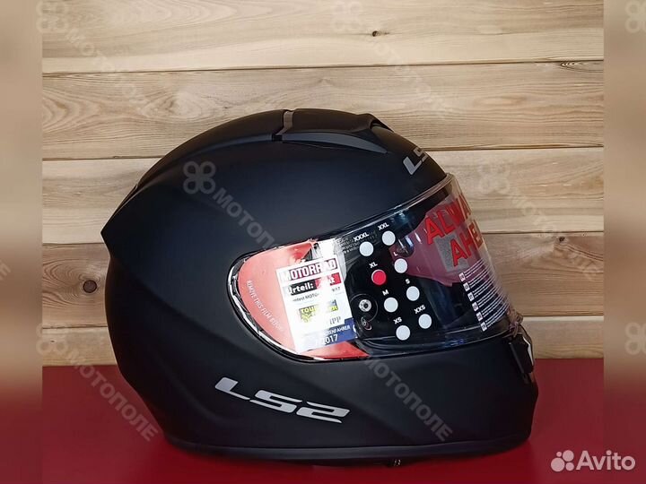 Мотошлем LS2 FF397 vector FT2 Solid