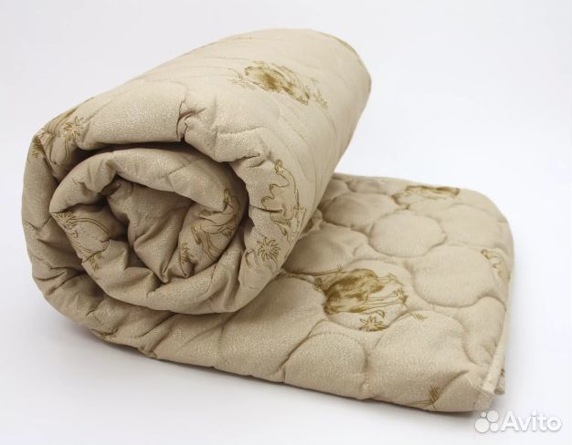 Одеяло всесезонное Верблюжья шерсть в тике Розница