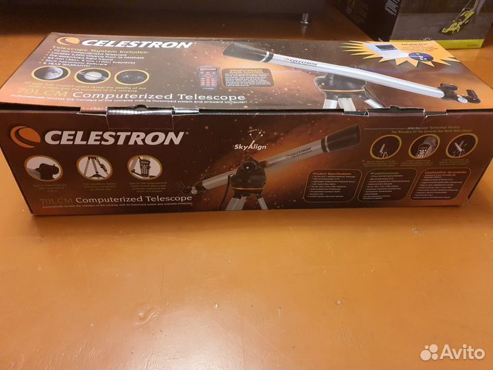Телескоп celestron 70LCM + набор окуляров