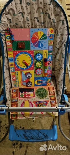 Прогулочная коляска и стульчик для кормления