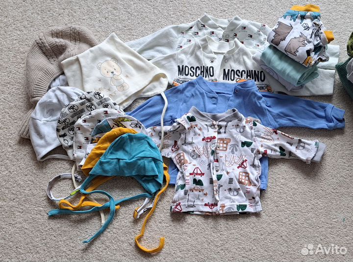 Большой набор одежды от 0 до 6мес