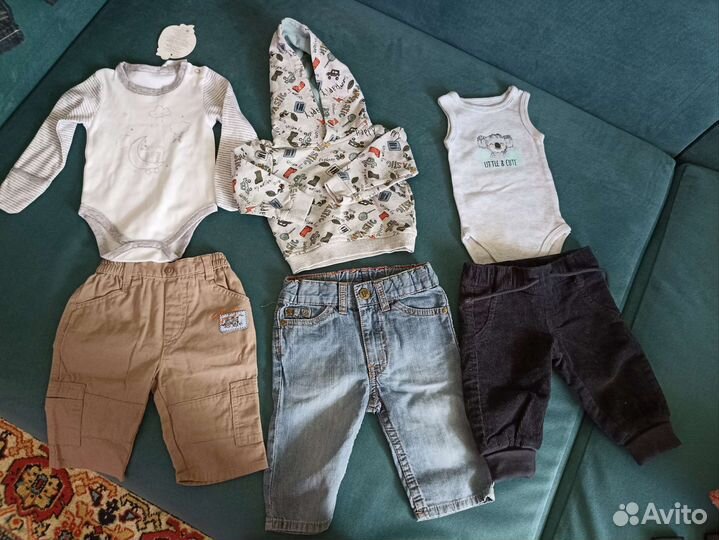 Брендовая одежда пакетом от 0 до 6 мес