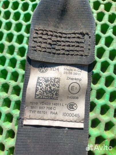 Ремень безопасности передний левый Volkswagen