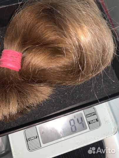 Волосы натуральные срез