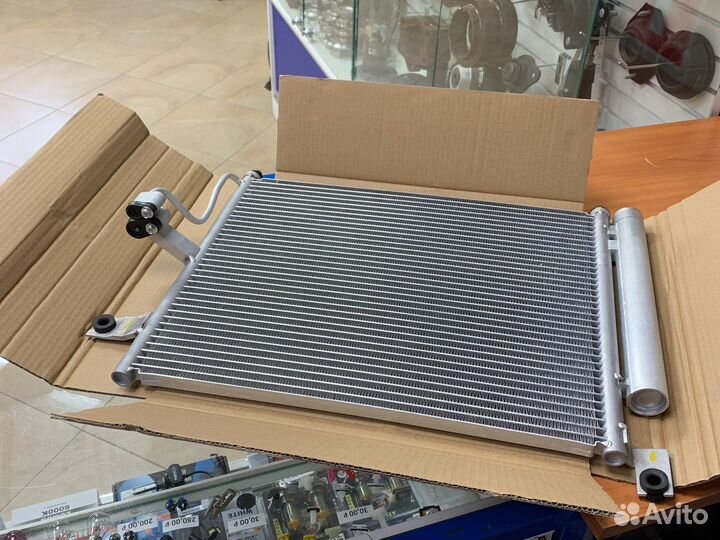 Радиатор кондиционера Акцент