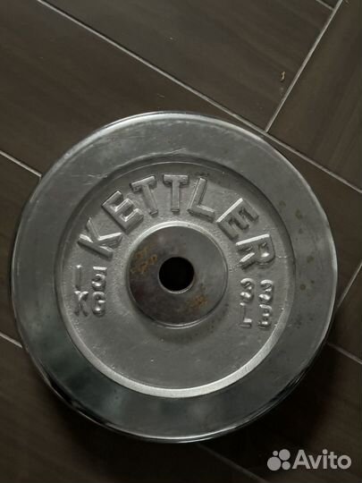 Гриф с блинами