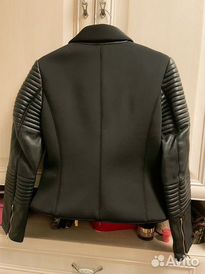 Кожаная куртка cavalli class