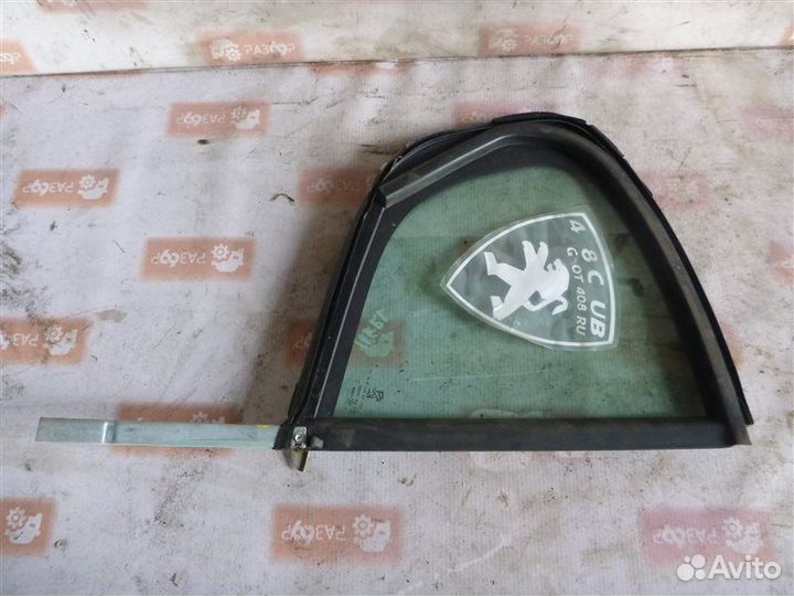 Стекло двери заднее левое Peugeot 408 седан 10F