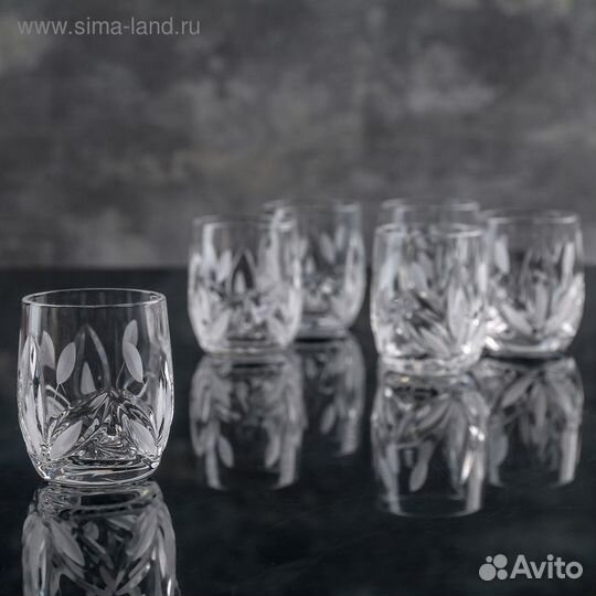 Набор стопок для вина «Камыши», 35 мл, 6 шт