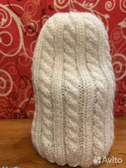 Шапка женская вязаная ручная работа