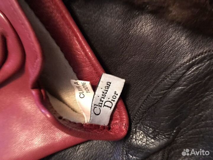 Christian dior, valentino перчатки