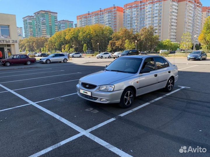 Hyundai Accent 1.5 МТ, 2007, 182 000 км