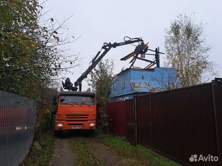 Вывоз мусора Демонтаж любых строений