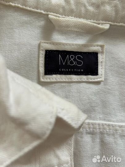 Джинсовая куртка белая m&s