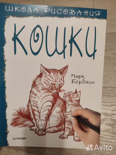 Книга школа рисования. Кошки