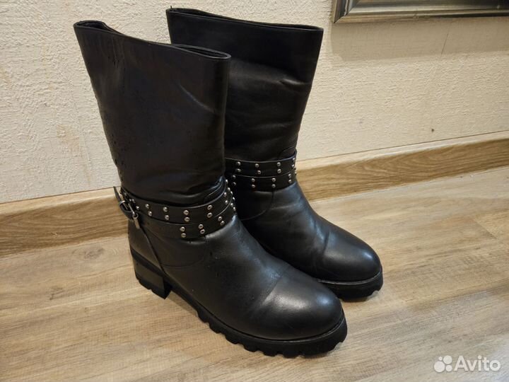 Ботинки зимние р. 41 натуральная кожа