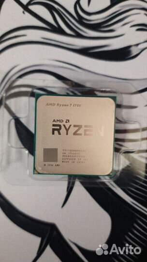 Процессор Ryzen 1700 + кулер
