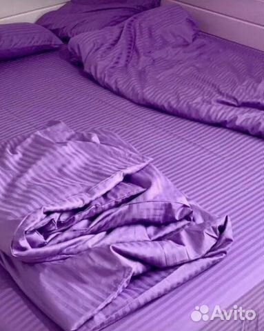 Постельное белье страйп сатин под размер икеа