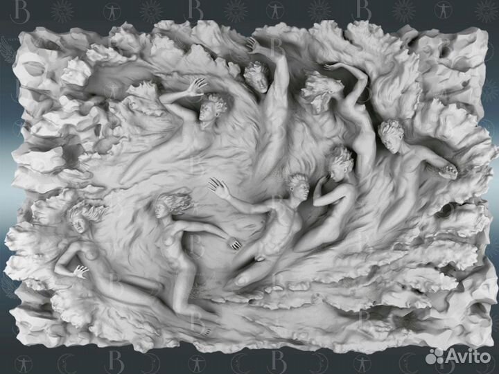 Барельеф интерьерный из фильма Адвокат дьявола 3,3