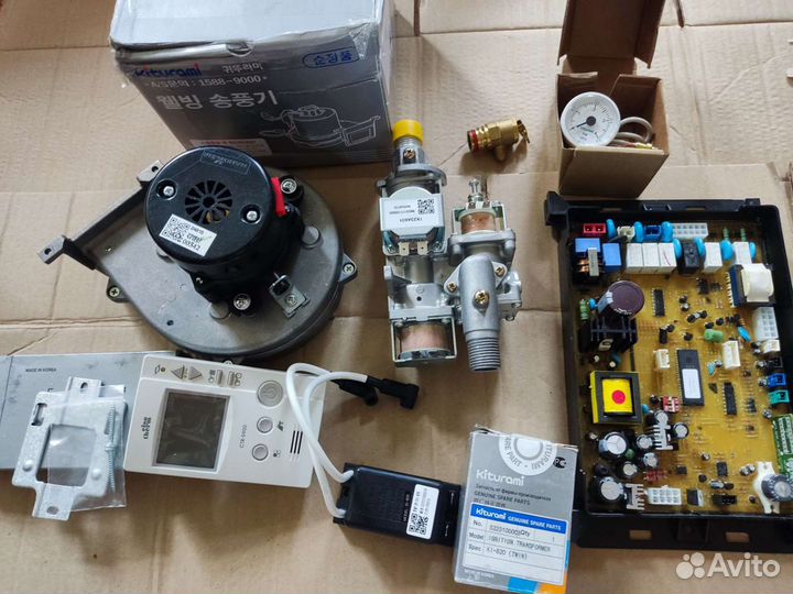 Kiturami баки, теплообменники, насосы запчасти