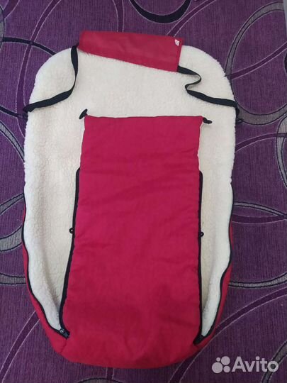 Тёплый конверт в коляску, санки