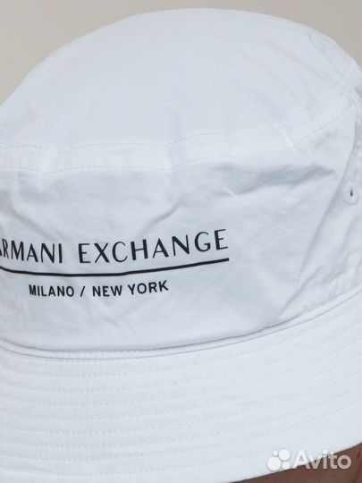 Панама мужская летняя белая Armani Exchange