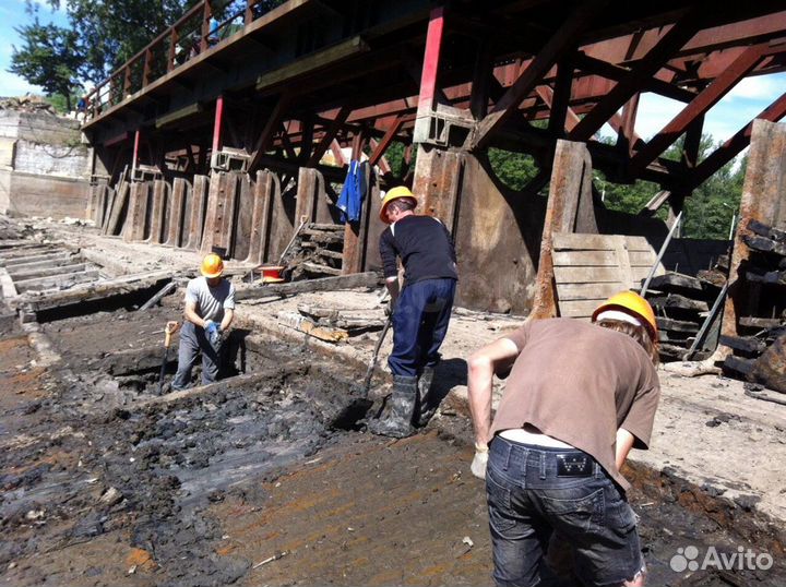 Разнорабочие подсобники на стройку