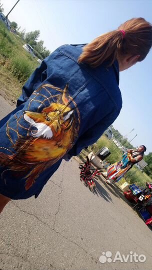 Роспись джинсовок, футболок, джинс, курток