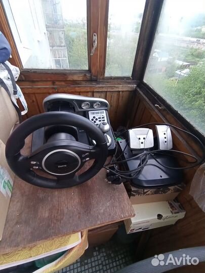 Игровой руль с педалями Dialog GW-13VR