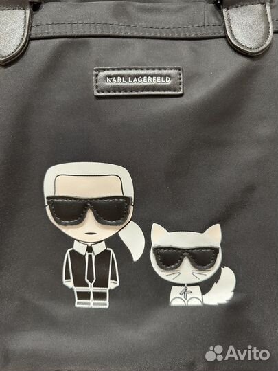 Сумка Carl Lagerfeld спортивная дорожная