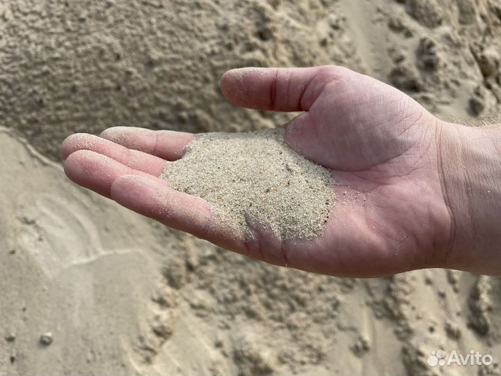 Песок речной, карьерный с доставкой