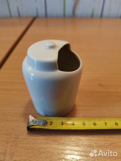 Горчичница фарфор СССР