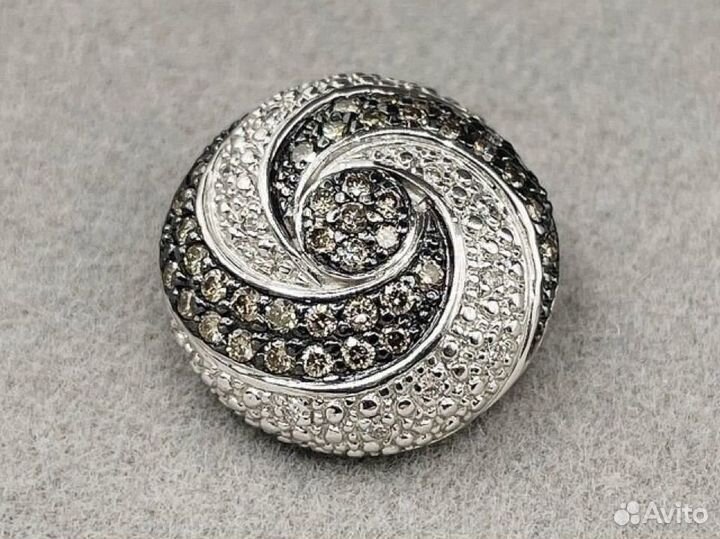 Золотой кулон с бриллиантами 0,6Ct 585