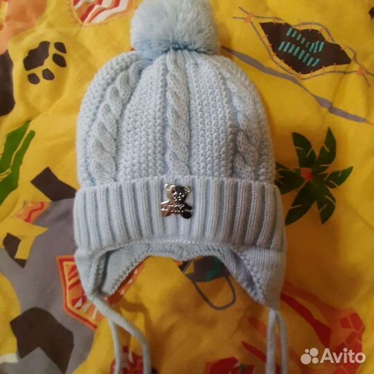 Шапочка для мальчика р.40