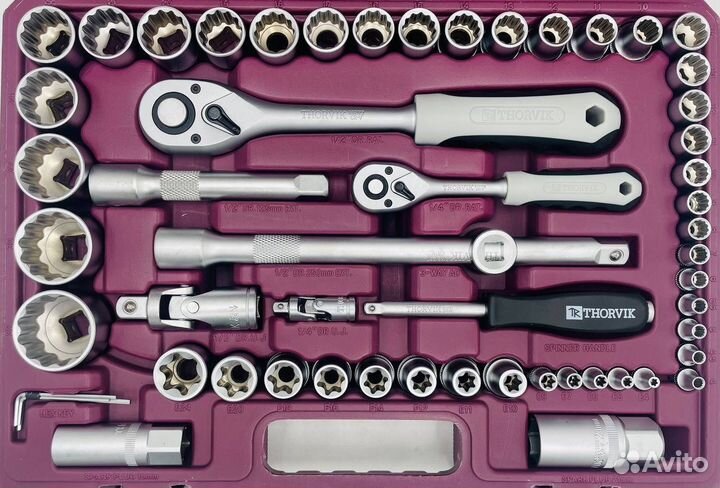 Набор инструмента 108 пр. Thorvik 12-граней