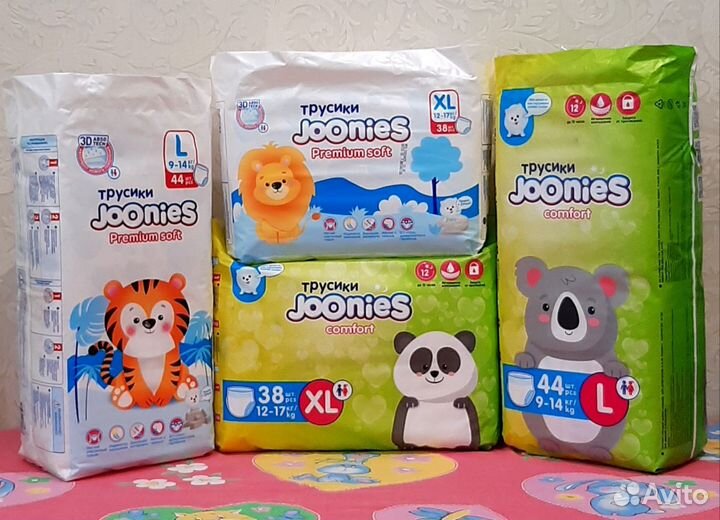 Joonies подгузники-трусики L/XL