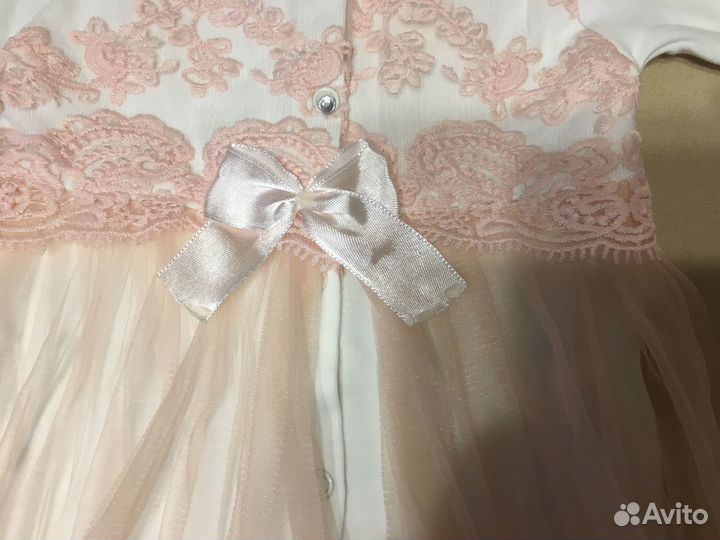 Платье на выписку для девочки