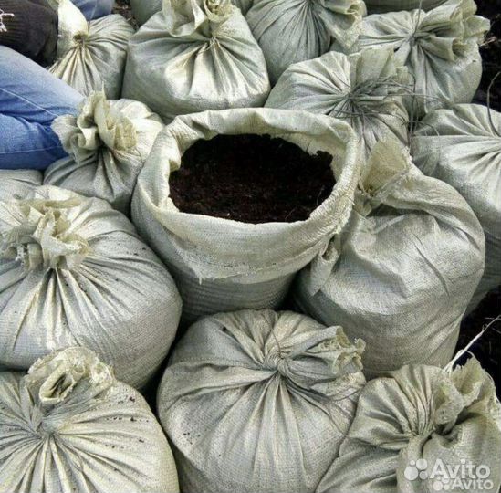 Чернозем в мешках