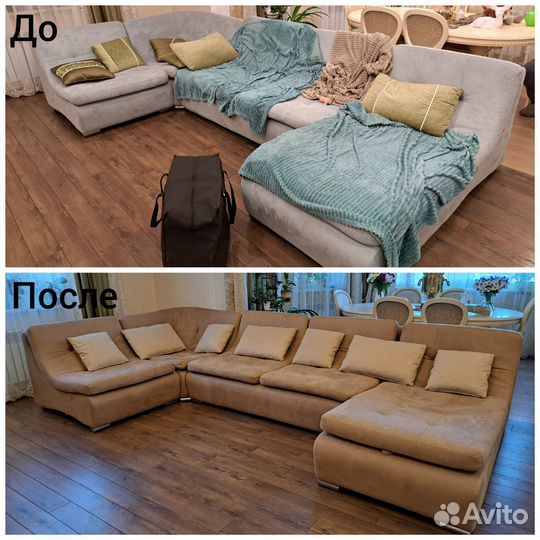 Перетяжка мягкой мебели