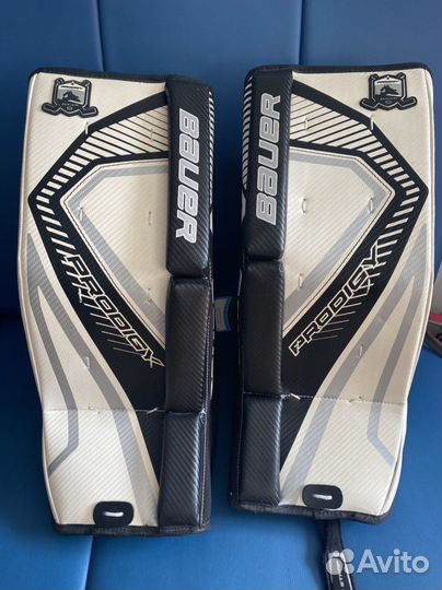 Щитки вратарские хоккейные Bauer prodigy 22+1