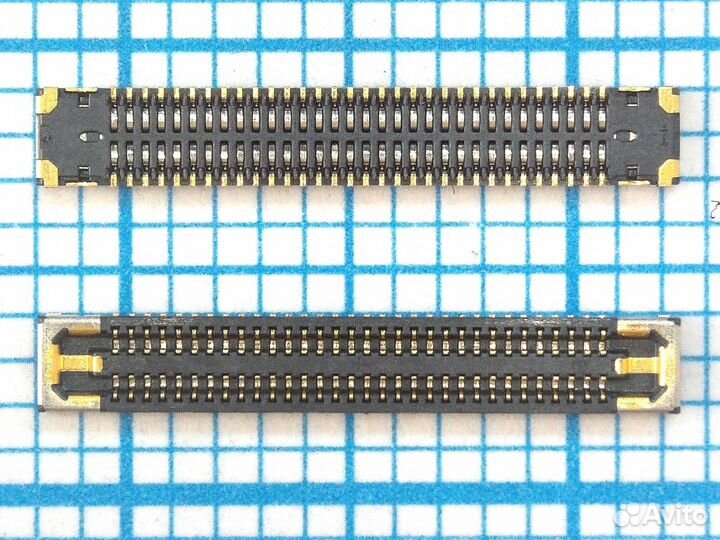 Коннектор под шлейф дисплея на материнской плате S