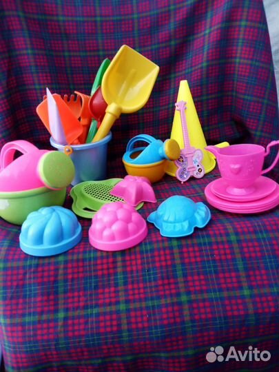 Игрушки для песочницы пакетом