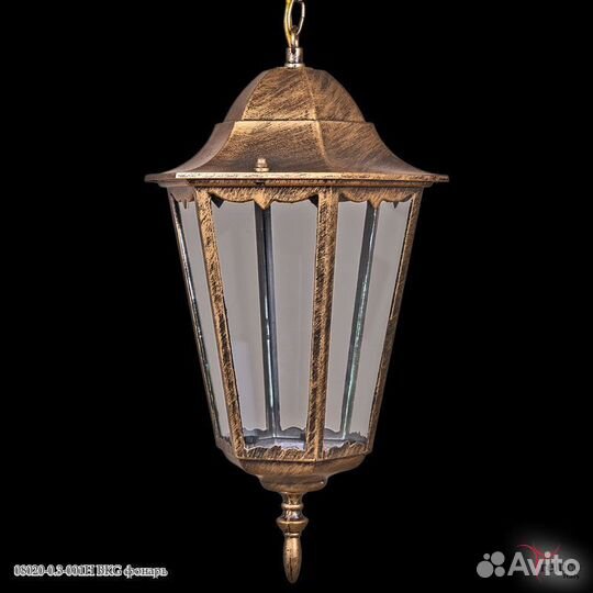 Фонарь уличный столб Бронза Черный 114см новые