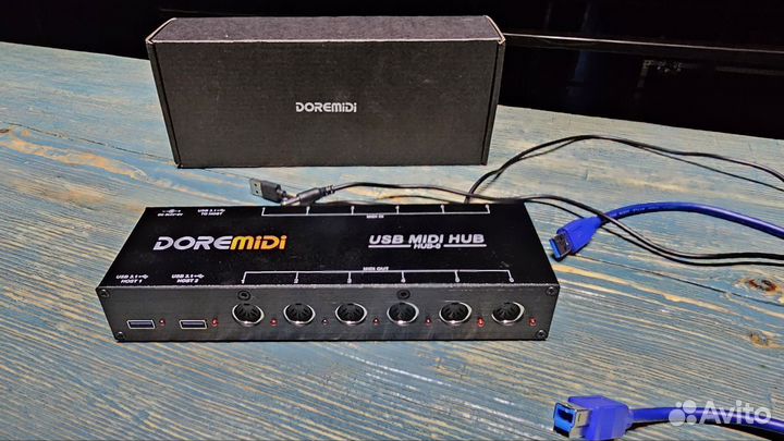 Midi HUB-8 box (HUB-8)doremidi