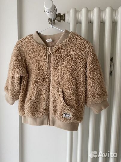 Бомбер из искусстенной овчины H&M
