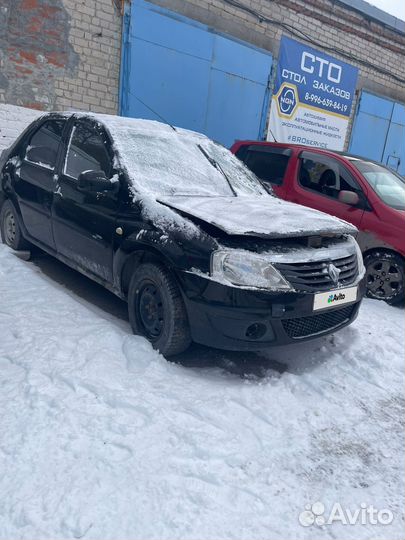 Renault Logan 1.4 МТ, 2013, битый, 180 000 км